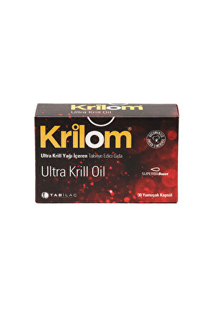 Krilom Ultra Krill Oil 30 Yumuşak Kapsül x 2 Adet