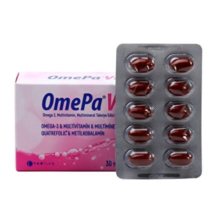 Tab Omepa Vm Omega 3 - Multivitamin - Multimineral 30 Kapsul