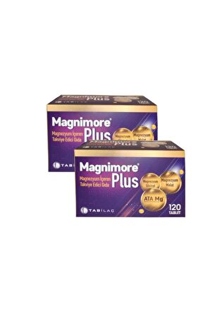 Magnimore Plus 120 Tablet-2 ADET-SKT:10/2025