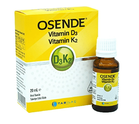 Tab Osende D3k2 Damla 20 Ml