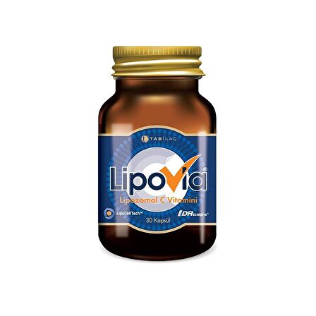 Lipovia Lipozomal C Vitamini Lipozomal Vitamin C Takviye Edici Gıda 30 Kapsül