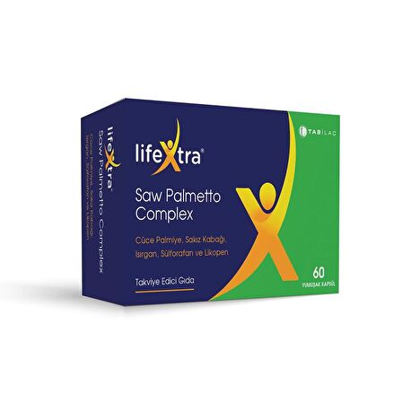 Lifextra Saw Palmetto Complex 60 Yumuşak Kapsül