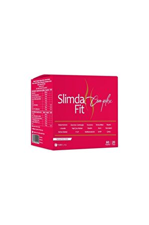 Slimda Fit Complex 60 Kapsül 20 Saşe 8680133001925