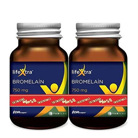 Lifextra Bromelain 750 Mg 60 Tablet - 