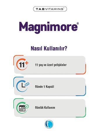 Magnimore Magnezyum Bisglisinat 60 Kapsül