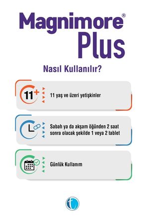 Magnimore Plus 90 Tablet | Tabvitamins Tanışma Paketi Shaker Hediyeli