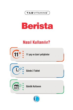 Tabvitamins Berista 60 Tablet | Tanışma Paketi Shaker Hediyeli