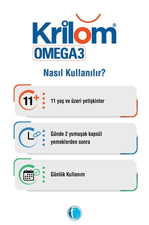Krilom Omega 3 100 Yumuşak Kapsül | Tanışma Paketi Shaker Hediyeli