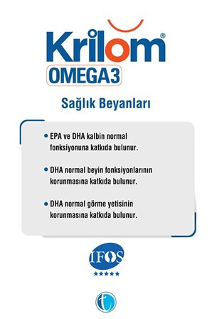 Krilom Omega 3 100 Yumuşak Kapsül | Tanışma Paketi Shaker Hediyeli