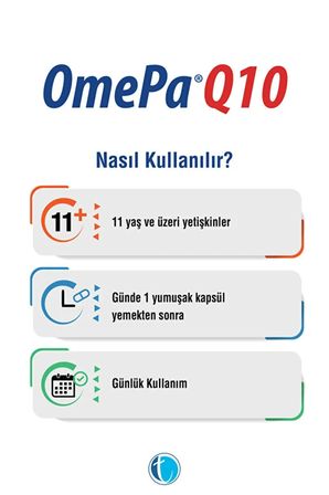 Omepa Q10 60 Kapsül | Tanışma Paketi Shaker Hediyeli