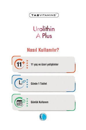 Tabvitamins Urolithin A Plus 30 Tablet | Tanışma Paketi Shaker Hediyeli