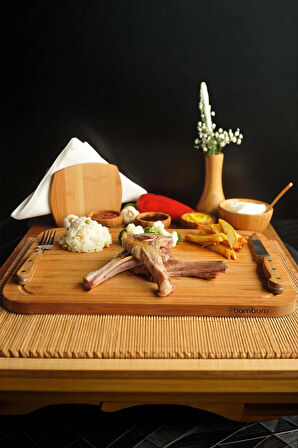 Bambum Talau Kesme & Steak Tahtası Orta BKTA02