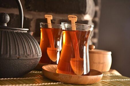 Bambum magi çay kaşık - bambu çay kaşığı 6 lı