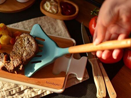 BAMBUM B2690 GOHAN SÜZGEÇLİ GENİŞ SPATULA 