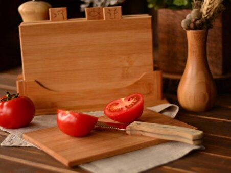 Bambum Tapenade Mini 4’lü Kesme Tahtası