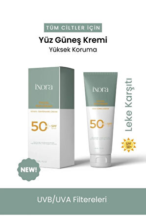 50 Spf Leke Karşıtı Yüz Güneş Kremi 50 ml