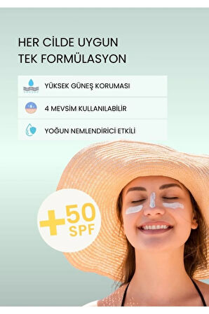 50 Spf Leke Karşıtı Yüz Güneş Kremi 50 ml