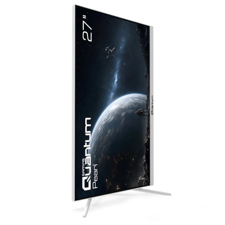 Quantum Pearl MG27W-A FHD VA 300Hz 1ms 2xHDMI+2xDP Dahili Hoparlör 27" Flat Beyaz Yükseklik ayarlı Gaming Monitör QNMNT10F080958