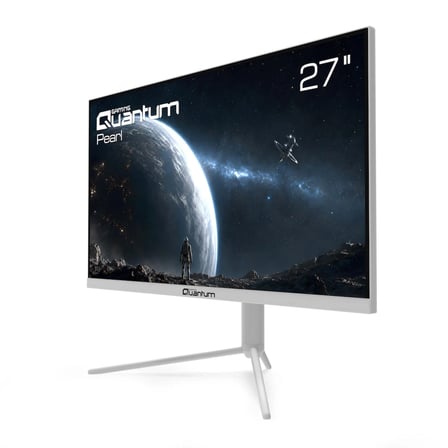 Quantum Pearl MG27W-A FHD VA 300Hz 1ms 2xHDMI+2xDP Dahili Hoparlör 27" Flat Beyaz Yükseklik ayarlı Gaming Monitör QNMNT10F080958
