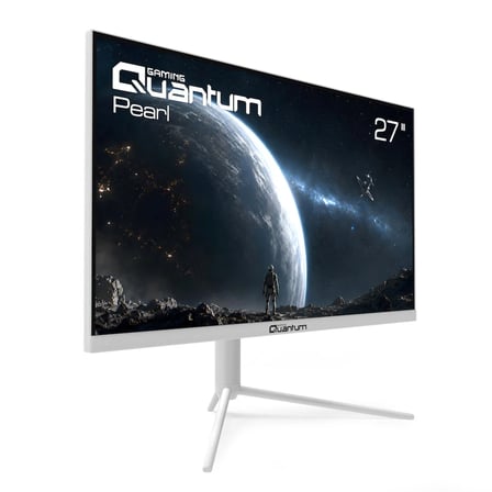 Quantum Pearl MG27W-A FHD VA 300Hz 1ms 2xHDMI+2xDP Dahili Hoparlör 27" Flat Beyaz Yükseklik ayarlı Gaming Monitör QNMNT10F080958