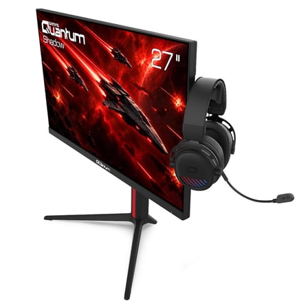 Quantum Gaming Shadow MG27B-B 27" 300Hz 1ms Pivot Kulaklık Tutacaklı IPS Gaming Monitör(Sıfır Ölü Pixel Garantili)