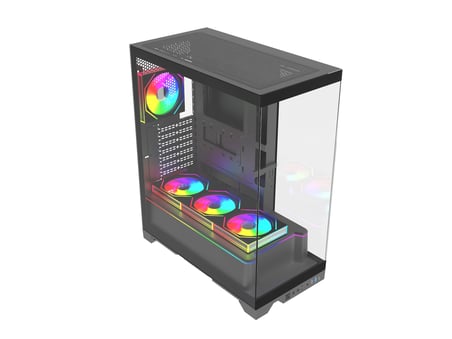 Quantum Gaming Shadowforge Rift Ryzen 7 5700X 16GB DDR4 512GB NVMe RTX5060 8GB Gaming Desktop