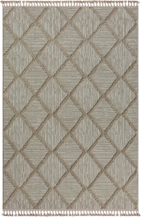 Loop Lp005a Bej Halı Dekoratif Sisal Bukle Tozsuz Antialerjik Modern Salon Halısı Koridor Iskandinav