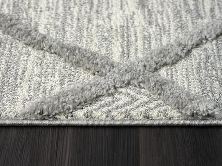 Loop Lp002a Gri Halı Dekoratif Sisal Bukle Tozsuz Antialerjik Salon Halısı Yatak Odası Iskandinav