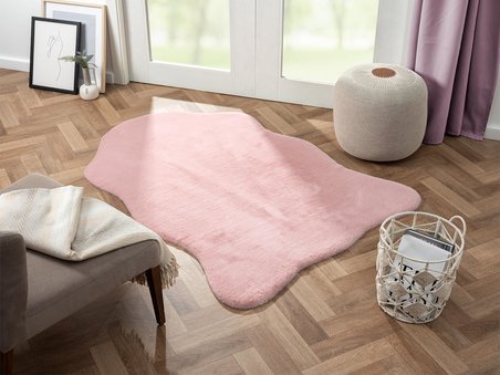 Post Touch Th001P Pembe Halı Post Peluş Kürk Halı