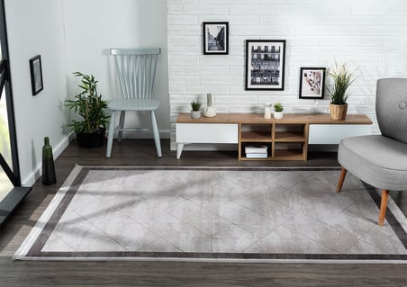 Trend 4103 Akrilik Pamuk Yumuşak Modern Mutfak Yatak Odası Salon Oturma Halısı