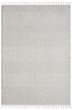 Wool Wl006a Gri Halı Sisal Bukle Dekoratif Tozsuz Antialerjik Salon Halısı Yatak Odası Koridor