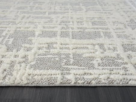 Wool Wl007a Bej Halı Sisal Bukle Dekoratif Kabartmalı Halı Tozsuz Antialerjik Salon Halısı Koridor