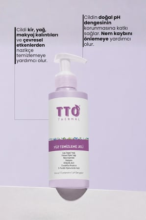 Yüz Temizleme Jeli 150 ml (ÇAY AĞACI YAĞI / TEA TREE OIL)