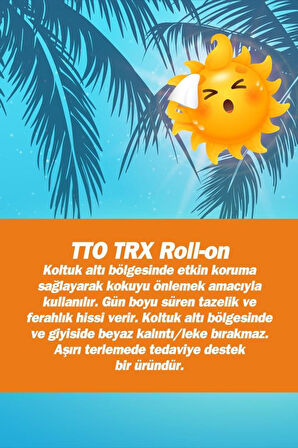 Tto Trx Roll-on 45 ml (ÇAY AĞACI YAĞI / TEA TREE OIL)