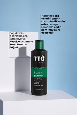 Tto Saç Ve Vücut Şampuanı 500 ml Black ( Çay Ağacı Yağı / Tea Tree Oıl)