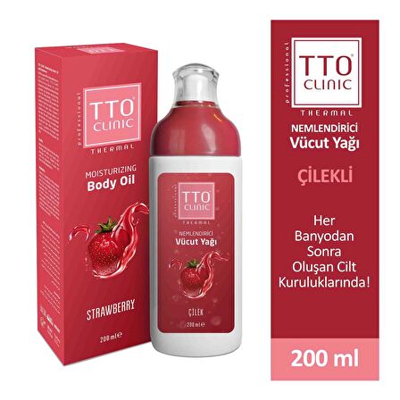 TTO Clinic Nemlendirici Vücut Yağı Çilek 200 ml