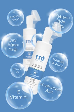 Yüz Temizleme Köpüğü 200 ml (Aplikatörlü) (Çay Ağacı Yağı /Tea Tree Oil)