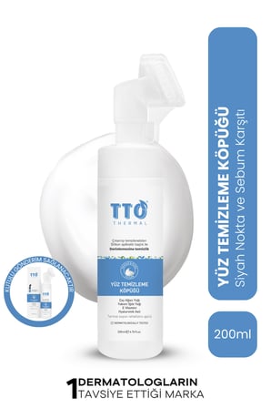 Yüz Temizleme Köpüğü 200 ml (Aplikatörlü) (Çay Ağacı Yağı /Tea Tree Oil)