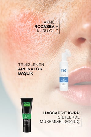 TTO Akne & Rozasea Bakım Seti – Kuru ve Hassas Ciltler (apl köpük+plus)