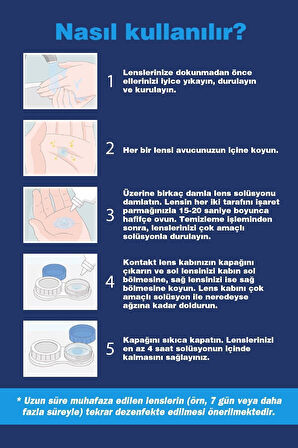 Lens Solüsyonu 60 Ml 3 Adet