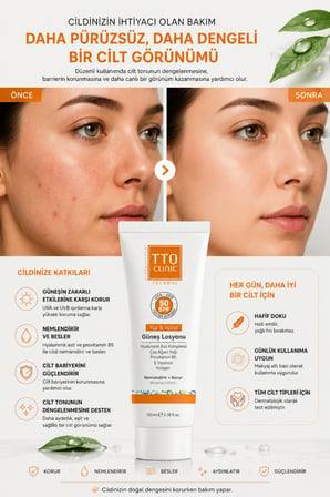 TTO Thermal Güneş Losyonu Spf 50 100 ml
