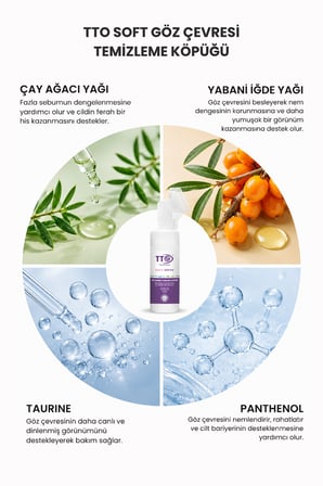 TTO Soft Göz Çevresi Temizleme Köpüğü 150 ml