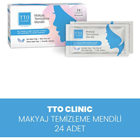 Tto Clinic Makyaj Temizleme Mendili 24 Adet
