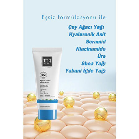 Tto Clinic Ayak Topuk Bakım Kremi 100Ml