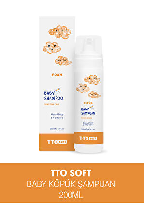 TTO SOFT BEBEK KÖPÜK ŞAMPUANI 200 ML