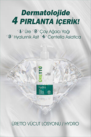 ÜRETTO HYDRO VÜCUT LOSYONU 200ML