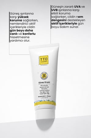 TTO CLINIC Güneş Koruyucu Krem 50 SPF 70 ML