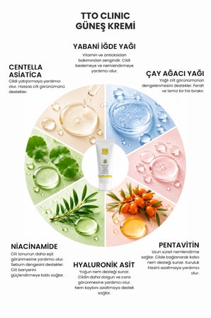 TTO CLINIC Güneş Koruyucu Krem 50 SPF 70 ML