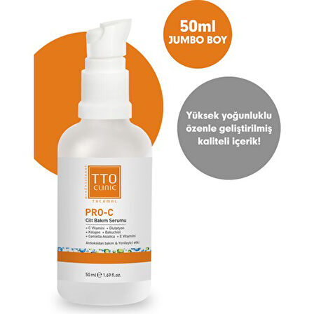 TTO CLINIC PRO-C Cilt Bakım Serumu 50 ML