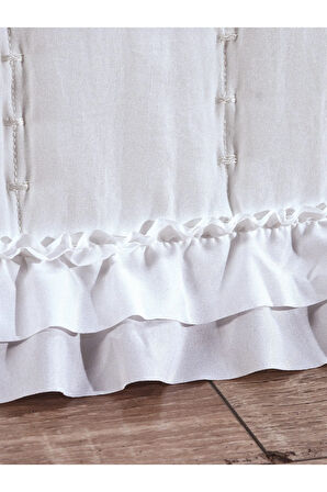 Luna 3 Parça Çift Kişilik Yatak Örtüsü Seti